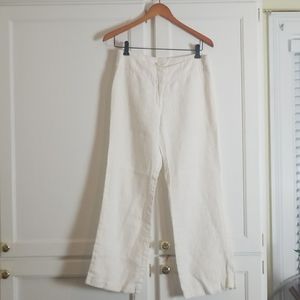 Breezy wide leg linen pants